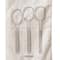 Hello Honey® 7.5" Mango Wood Spoons with Bamboo & Leather Wrapped Handle Set